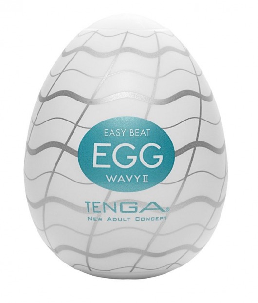 Мастурбатор-яйцо EGG Wavy II - Tenga - в Иркутске купить с доставкой