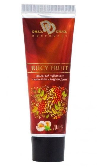 Интимный съедобный лубрикант JUICY FRUIT с ароматом дыни - 30 мл. - БиоМед - купить с доставкой в Иркутске