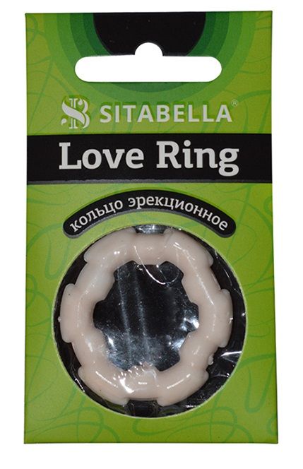 Фигурное эрекционное кольцо из киберкожи - Sitabella - в Иркутске купить с доставкой