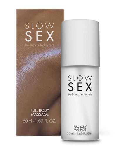 Массажный гель Slow Sex Full Body Massage - 50 мл. - Bijoux Indiscrets - купить с доставкой в Иркутске