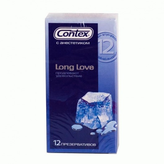 Презервативы с продлевающей смазкой Contex Long Love - 12 шт. - Contex - купить с доставкой в Иркутске