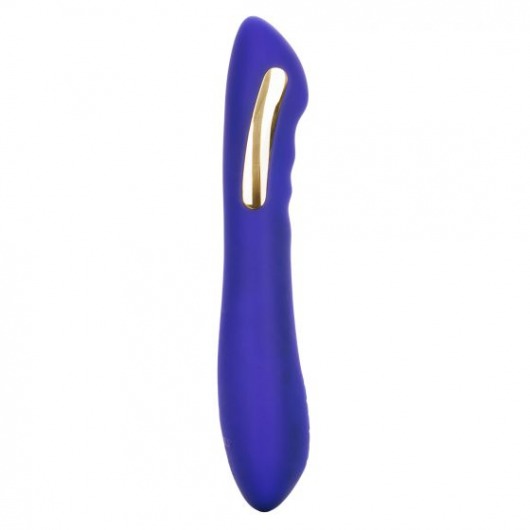 Фиолетовый вибратор с электростимуляцией Intimate E-Stimulator Petite Wand - 18,5 см. - California Exotic Novelties - купить с доставкой в Иркутске