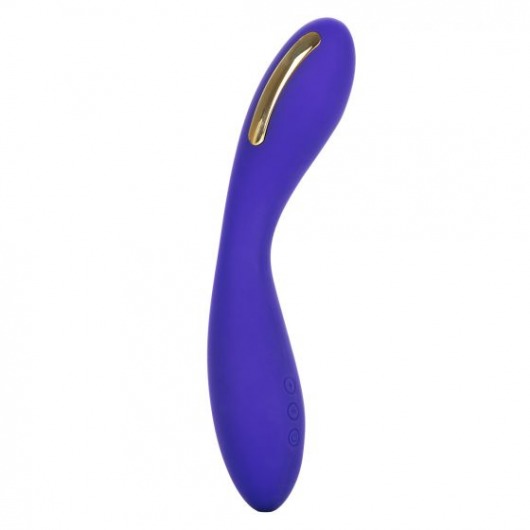 Фиолетовый вибратор с электростимуляцией Intimate E-Stimulator Wand - 21,5 см. - California Exotic Novelties - купить с доставкой в Иркутске