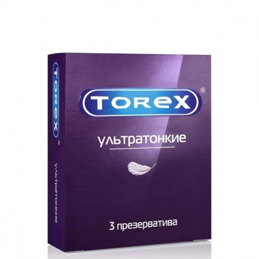 Презервативы Torex  Ультратонкие  - 3 шт. - Torex - купить с доставкой в Иркутске