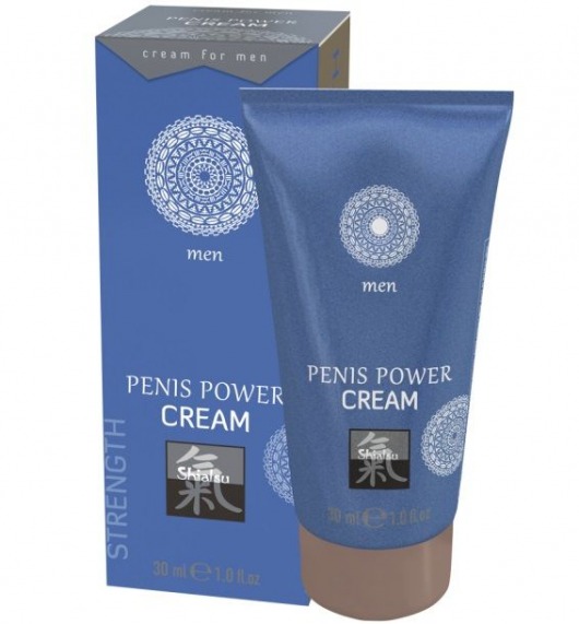 Возбуждающий крем для мужчин Penis Power Cream - 30 мл. - Shiatsu - купить с доставкой в Иркутске