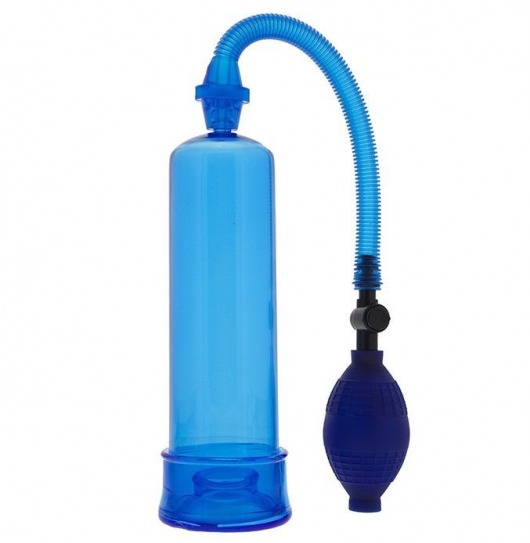 Синяя вакуумная помпа MENZSTUFF PENIS ENLARGER - Dream Toys - в Иркутске купить с доставкой