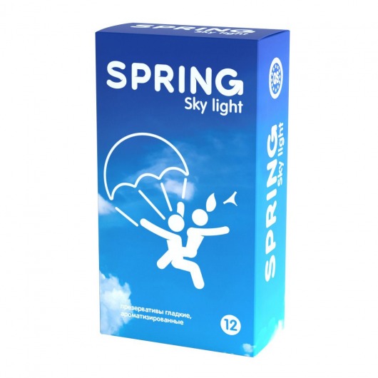 Ультратонкие презервативы SPRING SKY LIGHT - 12 шт. - SPRING - купить с доставкой в Иркутске