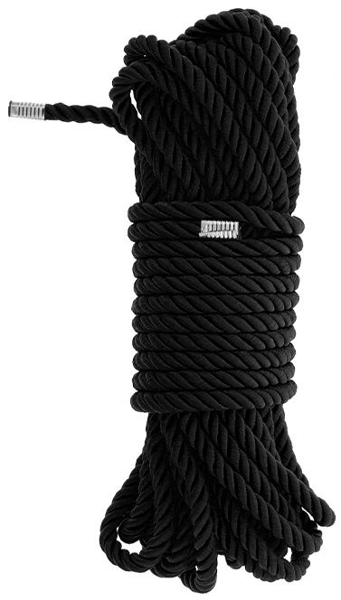 Черная веревка для бондажа BONDAGE ROPE - 10 м. - Dream Toys - купить с доставкой в Иркутске