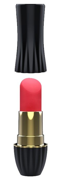 Клиторальный стимулятор-помада LIPSTICK - 9,3 см. - Dream Toys - купить с доставкой в Иркутске