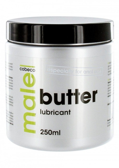 Анальный лубрикант MALE Cobeco Butter Lubricant - 250 мл. - Cobeco - купить с доставкой в Иркутске