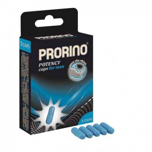 БАД для мужчин ero black line PRORINO Potency Caps for men - 5 капсул - Ero - купить с доставкой в Иркутске