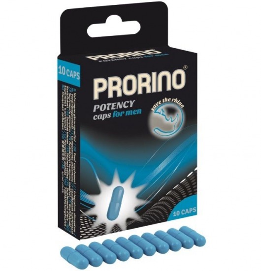 БАД для мужчин ero black line PRORINO Potency Caps for men - 10 капсул - Ero - купить с доставкой в Иркутске