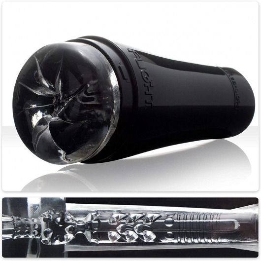 Черный мастурбатор-анус Fleshlight - Flight Pilot - Fleshlight - в Иркутске купить с доставкой