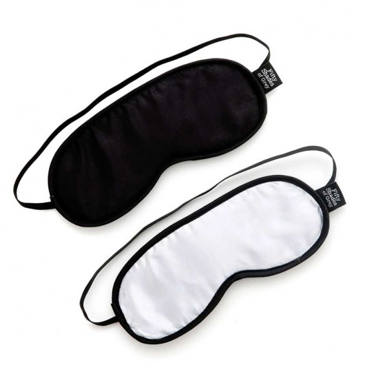 Набор из двух масок на глаза Soft Blindfold Twin Pack - Fifty Shades of Grey - купить с доставкой в Иркутске