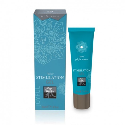 Возбуждающий интимный гель STIMULATION GEL Mint - 30 мл. - Shiatsu - купить с доставкой в Иркутске