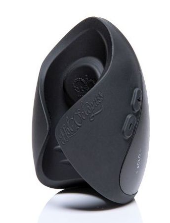 Черный инновационный мужской вибратор PULSE SOLO ESSENTIAL - Hot Octopuss - в Иркутске купить с доставкой