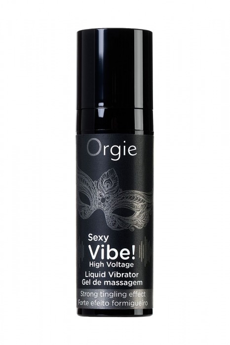 Гель для массажа ORGIE Sexy Vibe High Voltage с эффектом вибрации - 15 мл. - ORGIE - купить с доставкой в Иркутске