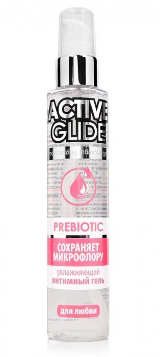 Увлажняющий интимный гель Active Glide Prebiotic - 100 гр. - Биоритм - купить с доставкой в Иркутске