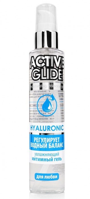 Увлажняющий интимный гель Active Glide Hyaluronic - 100 гр. - Биоритм - купить с доставкой в Иркутске