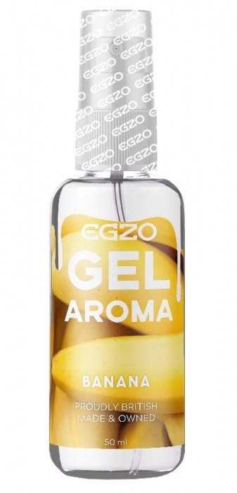 Интимный лубрикант EGZO AROMA с ароматом банана - 50 мл. - EGZO - купить с доставкой в Иркутске