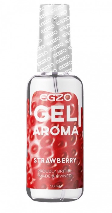 Интимный лубрикант EGZO AROMA с ароматом клубники - 50 мл. - EGZO - купить с доставкой в Иркутске