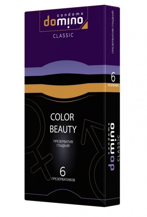 Разноцветные презервативы DOMINO Colour Beauty - 6 шт. - Domino - купить с доставкой в Иркутске