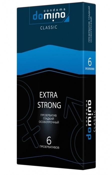 Суперпрочные презервативы DOMINO Extra Strong - 6 шт. - Domino - купить с доставкой в Иркутске