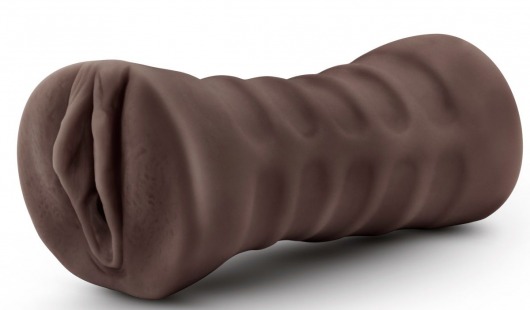 Коричневый мастурбатор-вагина Hot Chocolate Brianna - Blush Novelties - в Иркутске купить с доставкой