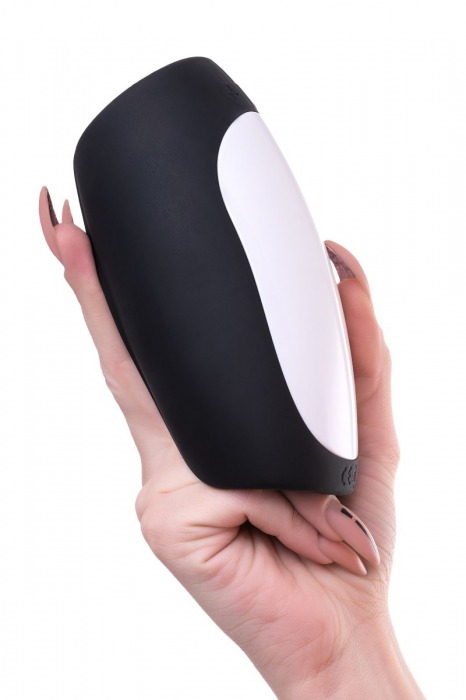 Черно-белый перезаряжаемый мастурбатор Erotist Hailstorm - Erotist Adult Toys - в Иркутске купить с доставкой