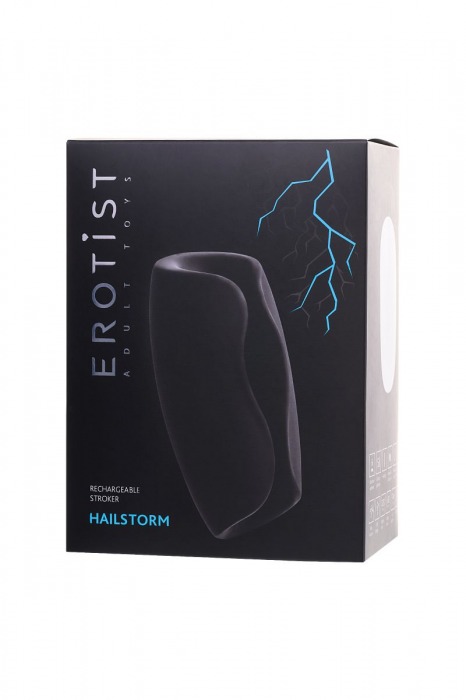 Черно-белый перезаряжаемый мастурбатор Erotist Hailstorm - Erotist Adult Toys - в Иркутске купить с доставкой