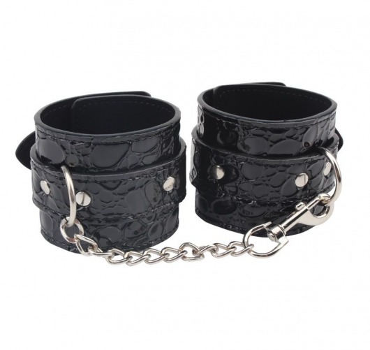 Черные наручники Be good Wrist Cuffs - Chisa - купить с доставкой в Иркутске