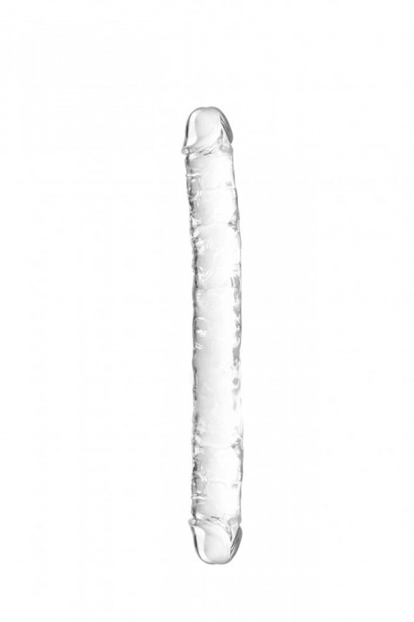 Прозрачный двусторонний фаллоимитатор Eternity - 29,5 см. - Lola Games