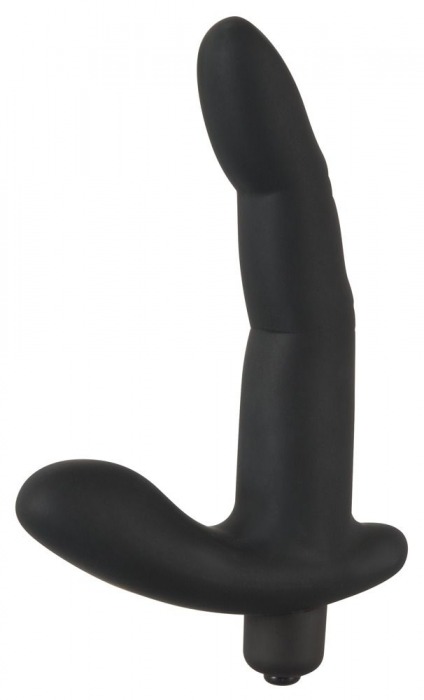Черный вибромассажер простаты Naughty Finger Prostate Vibe - 13,8 см. - Orion - в Иркутске купить с доставкой