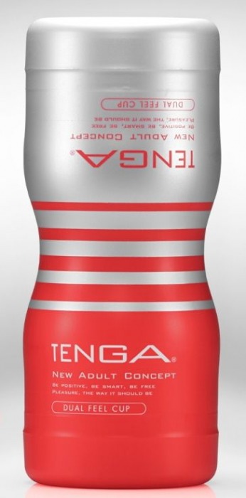 Мастурбатор TENGA Dual Sensation Cup - Tenga - в Иркутске купить с доставкой Мастурбатор TENGA Dual Sensation Cup - Tenga - в Иркутске купить с доставкой