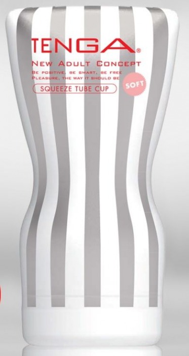 Мастурбатор TENGA Squeeze Tube Cup Soft - Tenga - в Иркутске купить с доставкой