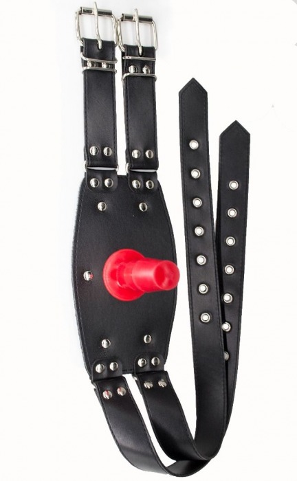 Черный узкий пояс на бедро с телесной насадкой - LOVETOY (А-Полимер) - купить с доставкой в Иркутске