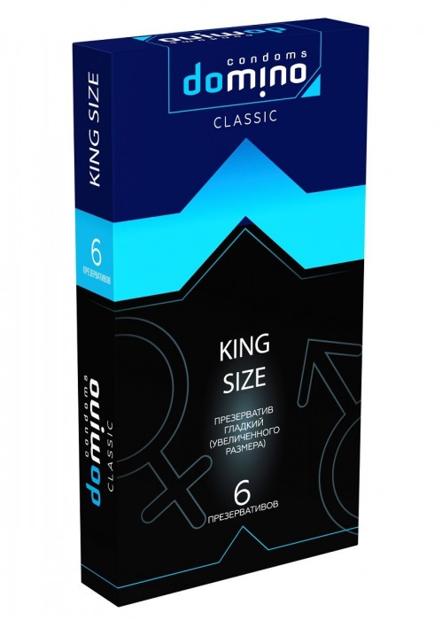 Презервативы увеличенного размера DOMINO Classic King size - 6 шт. - Domino - купить с доставкой в Иркутске