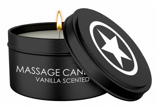 Массажная свеча с ароматом ванили Massage Candle - Shots Media BV - купить с доставкой в Иркутске