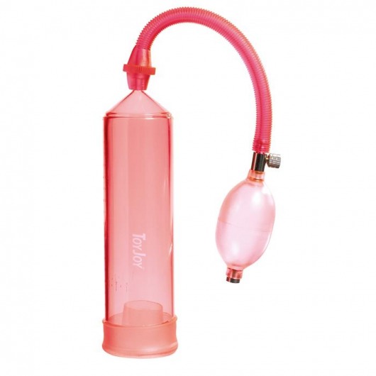 Красная вакуумная помпа Power Pump Red - Toy Joy - в Иркутске купить с доставкой