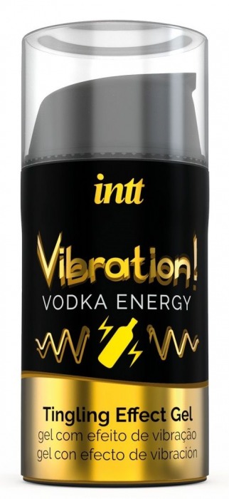 Жидкий интимный гель с эффектом вибрации Vibration! Vodka Energy - 15 мл. - INTT - купить с доставкой в Иркутске