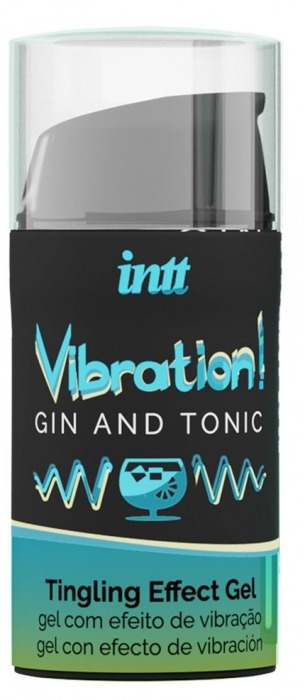 Жидкий интимный гель с эффектом вибрации Vibration! Gin   Tonic - 15 мл. - INTT - купить с доставкой в Иркутске