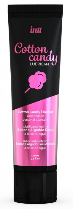 Интимный гель на водной основе Cotton Candy Lubricant - 100 мл. - INTT - купить с доставкой в Иркутске