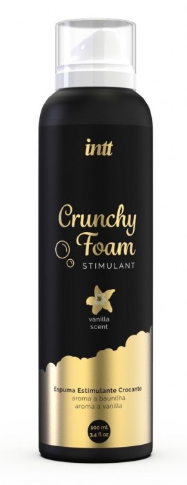 Пенка для массажа Crunchy Foam Stimulant Vanilla - 100 мл. - INTT - купить с доставкой в Иркутске