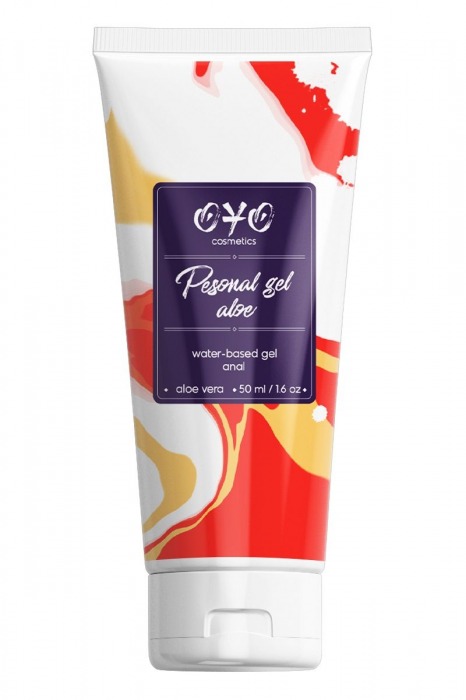 Анальная смазка на водной основе OYO Personal Gel Aloe - 50 мл. - OYO - купить с доставкой в Иркутске