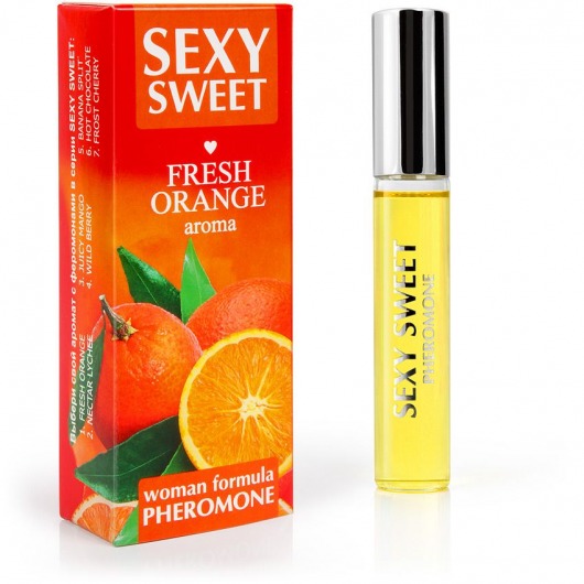Парфюм для тела с феромонами Sexy Sweet с ароматом апельсина - 10 мл. -  - Магазин феромонов в Иркутске