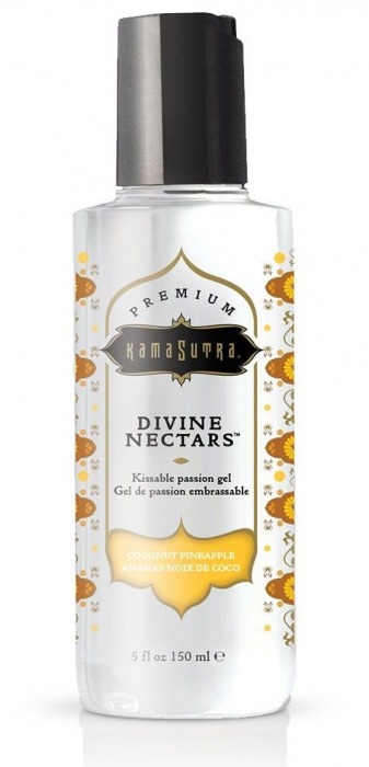 Гель-лубрикант на водной основе Divine Nectars Vanilla с ароматом ванили - 150 мл. - Kama Sutra - купить с доставкой в Иркутске