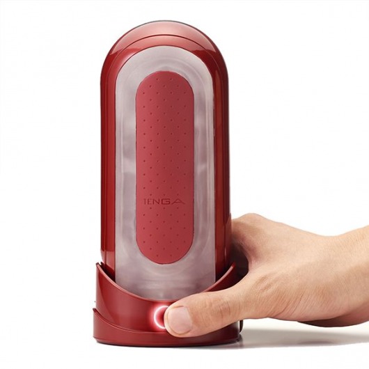 Красный мастурбатор Flip Zero Red   Warmer с подогревом - Tenga - в Иркутске купить с доставкой