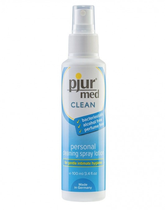 Гигиенический спрей pjur MED Clean Spray - 100 мл. - Pjur - купить с доставкой в Иркутске