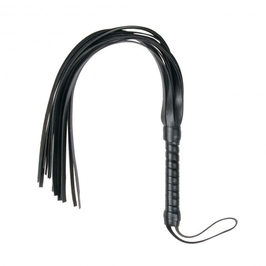 Черный флоггер Flogger Whip - 46 см. - Easy toys - купить с доставкой в Иркутске