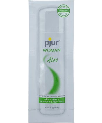 Лубрикант на водной основе pjur WOMAN Aloe - 2 мл. - Pjur - купить с доставкой в Иркутске